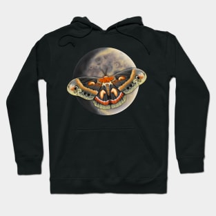 Cecropia Moth & Moon Hoodie